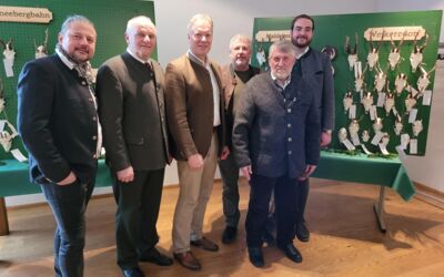 Gruppenfoto von Herrn Anton Greiner und weiteren Mitgliedern des NÖ Jagdverbands